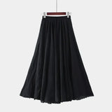Falda Elegante de Cintura Alta
