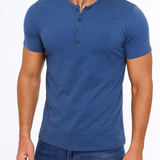 Camisa Henley - Cuello con Botones