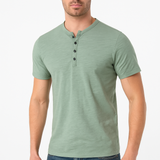Camisa Henley - Cuello con Botones
