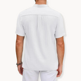 Camisa Henley - Placket Corto Botones
