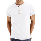 Camiseta Henley - Tejido Suave Cuello