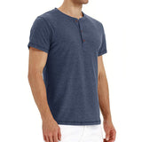 Camiseta Henley - Tejido Suave Cuello