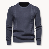 João - Suéter Tricô Patchwork