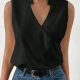 Salete - Top suave con escote en V