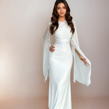 Isabela - Vestido Largo de Satén