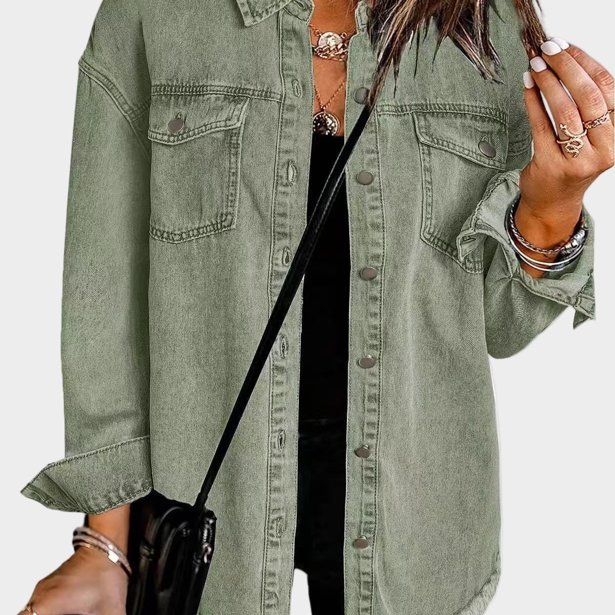 Chaqueta de mezclilla clásica