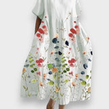 Liliana - Vestido largo casual floral