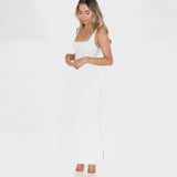 Maribel - Vestido Midi de escote cuadrado