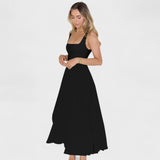 Maribel - Vestido Midi de escote cuadrado