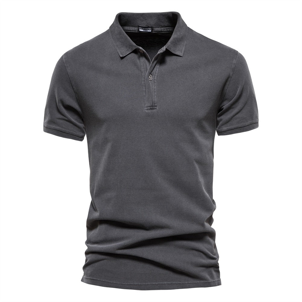 Polo - Cuello Canalé Tres Botones