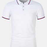 Camisa Polo - Cierre de Botón de Tejido