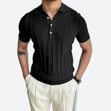Camisa Polo - Mezcla Elástica Escote en V
