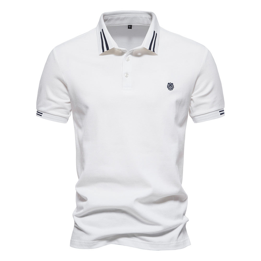 Polo - Cuello Estructurado Rayado
