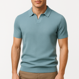 Camisa Polo de Poliéster - Texturada