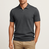 Camisa Polo de Poliéster - Texturada