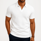 Camisa Polo de Poliéster - Texturada