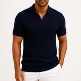 Camisa Polo de Poliéster - Texturada