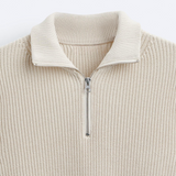 Suéter de Cuello Alto con Cremallera