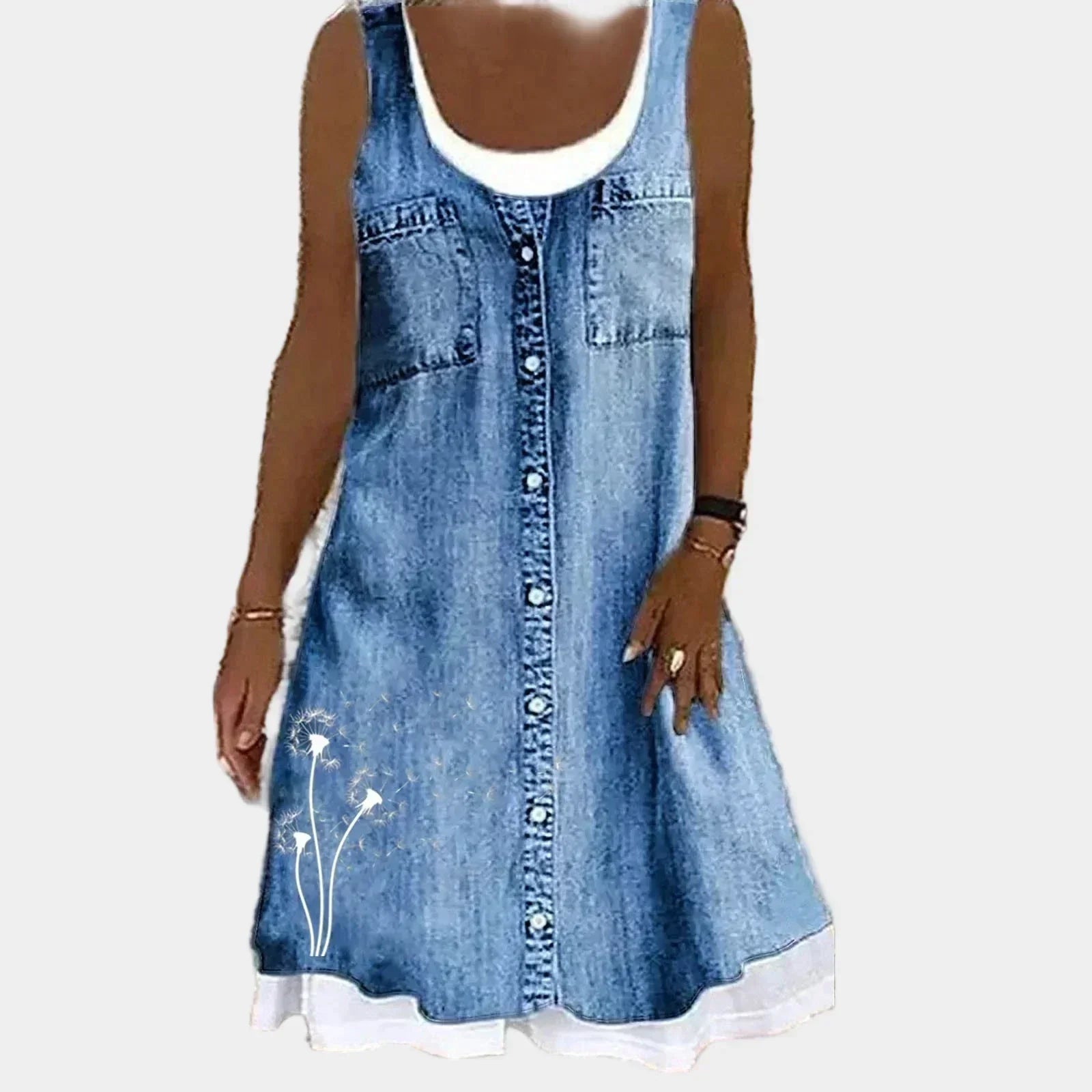 Vestido de Jeans Suave y Elegante