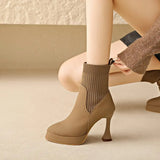 Eugénia - Botas con plataforma, Confort y Elegancia Femenina