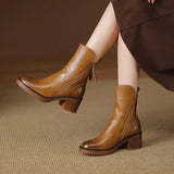 Clara - Botas de piel