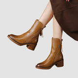 Clara - Botas de piel