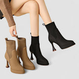 Eugénia - Botas con plataforma, Confort y Elegancia Femenina