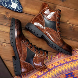 Afonso - Botas de Cuero de Cocodrilo