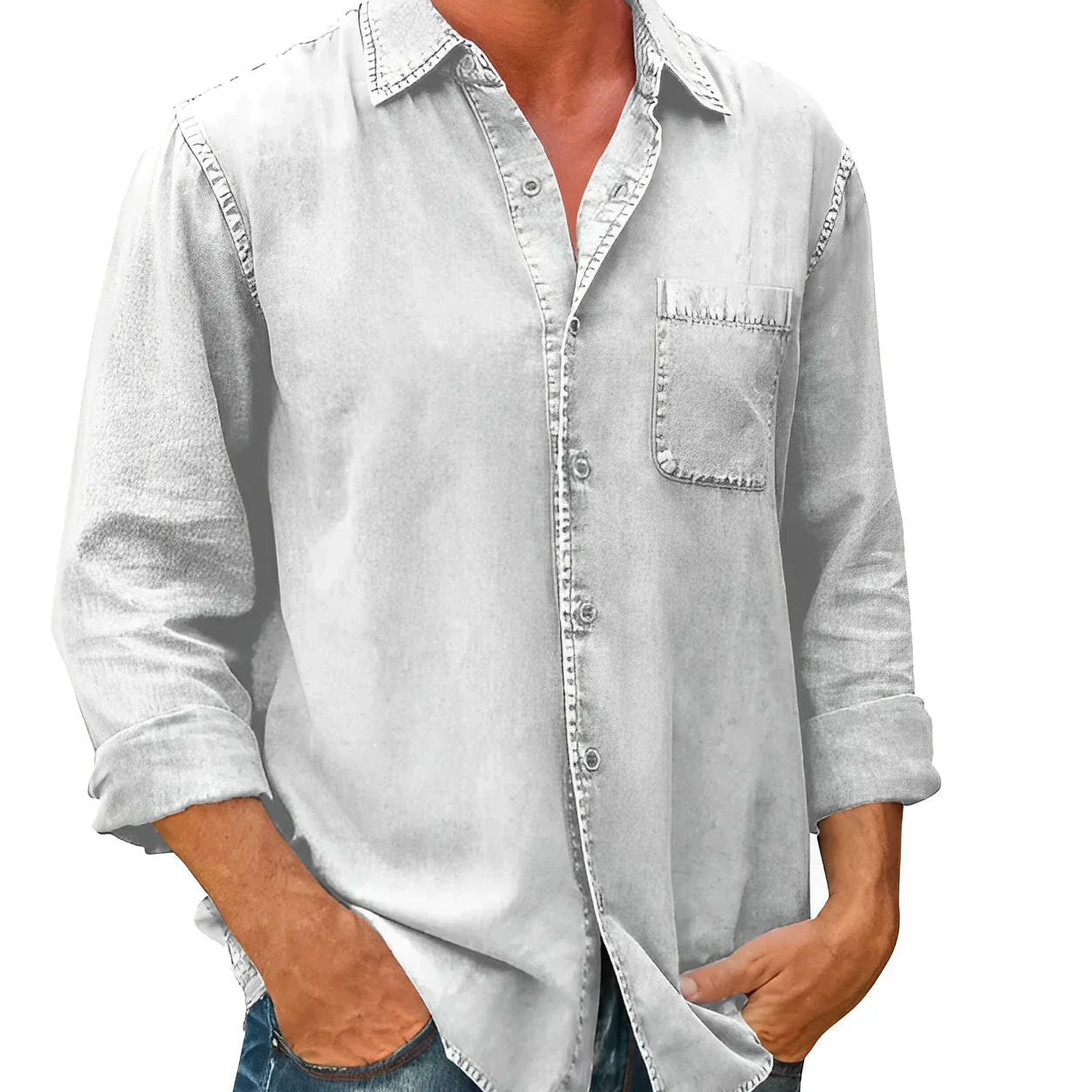 Camisa - Mezcla Transpirable Relajada