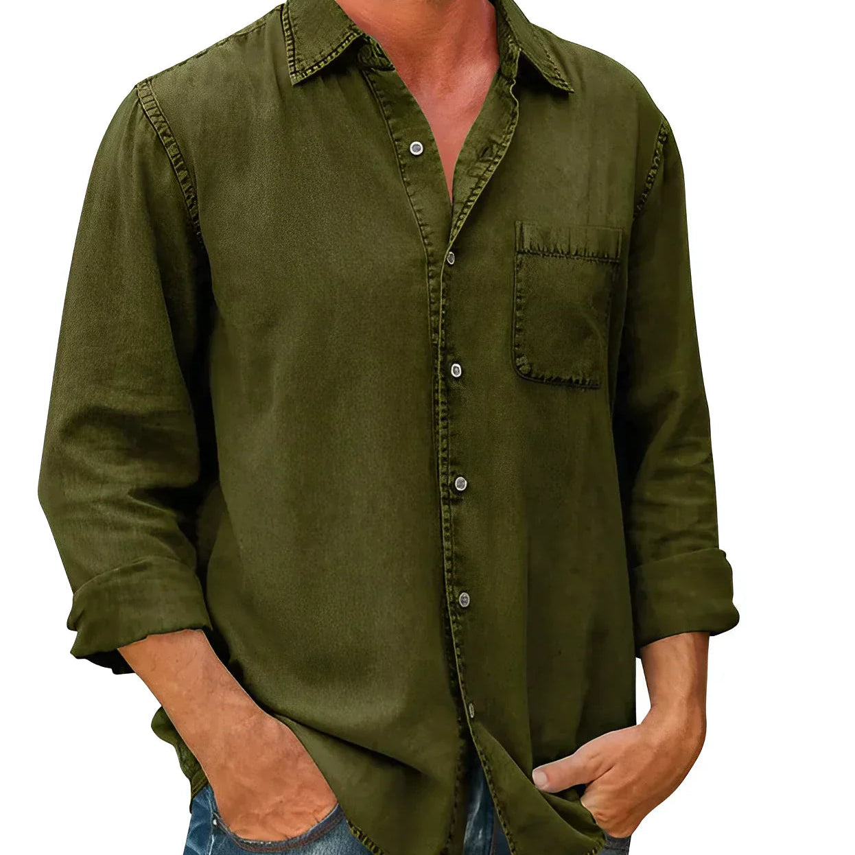 Camisa - Mezcla Transpirable Relajada