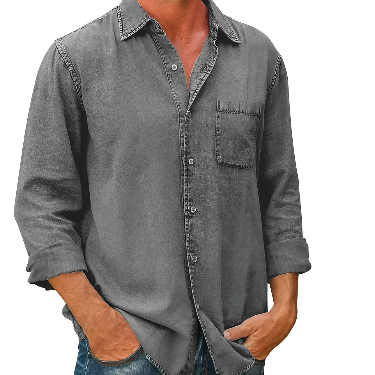 Camisa - Mezcla Transpirable Relajada