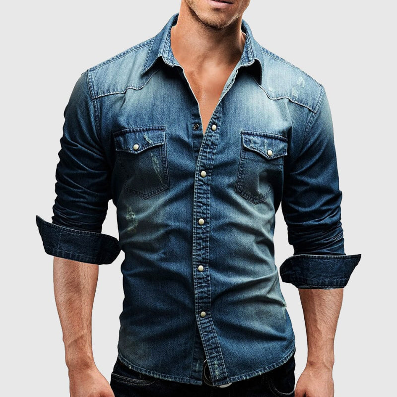 Camisa - Frente con Botones Estructurado
