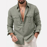 Camisa - Bolsillos Cargo Confort Térmico