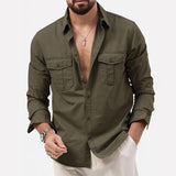 Camisa - Bolsillos Cargo Confort Térmico