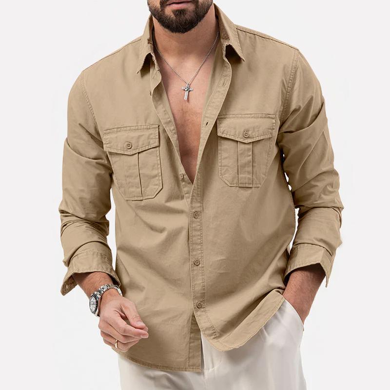 Camisa - Bolsillos Cargo Confort Térmico