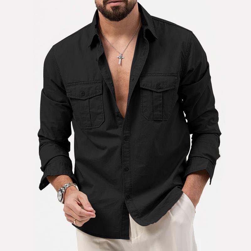 Camisa - Bolsillos Cargo Confort Térmico