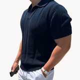 Camisa - Tejido de Malla con Cuello Abierto