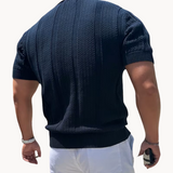 Camisa - Tejido de Malla con Cuello Abierto