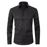 Camisa - Mezcla de Poliéster Sin Arrugas