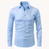 Camisa - Mezcla de Poliéster Sin Arrugas