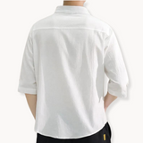 Camisa - Cuello Mandarín Elegante