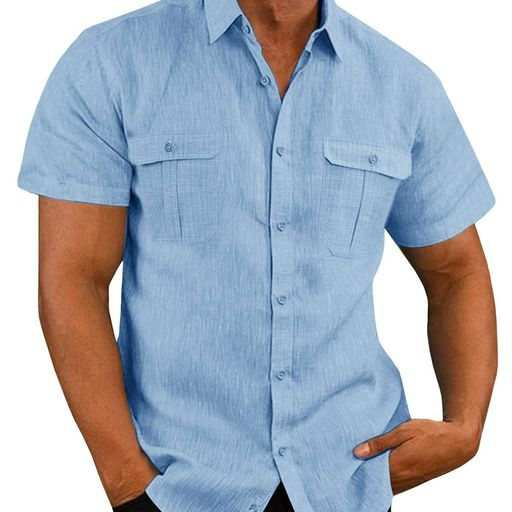 Camisa - Manga Corta Dos Bolsillos