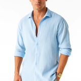 Camisa - Cuello Inteligente Botón Completo