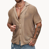 Camisa de Manga Corta - Malla Hueca