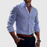 Camisa Overshirt Soft Blend - Rayas