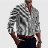 Camisa Overshirt Soft Blend - Rayas