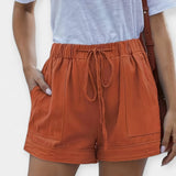 Pantalones Cortos con Cinturón Ajustable