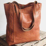 Elle - Bolsa de hombro clásica de piel