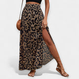 Falda Midi Leopardo