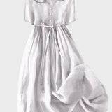 Vestido Clásico con Botones